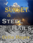 Sunset and Steel Rails Mockup Cover Pics with titles